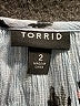 Torrid 100% Rayon Blue Sleeveless Blouse Size 2X Plus (2) - photo 7