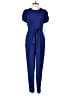 Calvin Klein Solid Blue Jumpsuit Size 2 - photo 1