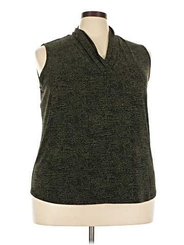 Anne Klein Sleeveless Blouse (view 1)