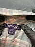 Roaman's 100% Cotton Plaid Gray 3/4 Sleeve Button-Down Shirt Size 24w - photo 7