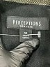Perceptions 100% Polyester Tweed Gray Blazer Size 16 - photo 6