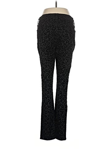 Madewell 9" Mid-Rise Skinny Jeans: Flocked Leopard Edition (view 2)