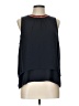 J.Crew 100% Polyester Black Sleeveless Blouse Size 12 - photo 1