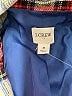 J.Crew Factory Store Plaid Red Wool Blazer Size 8 - photo 6