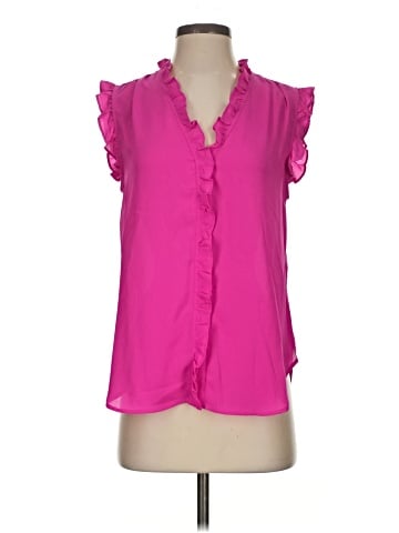 DKNY Short Sleeve Blouse (view 1)