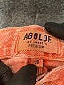 AGOLDE 100% Cotton Hearts Pink Jeans Size 28 waist - photo 7