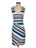 Red Haute Stripes Blue Casual Dress Size S - photo 1