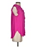 DKNY 100% Polyester Pink Short Sleeve Blouse Size S - photo 4