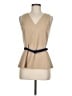 Ann Taylor Tan Sleeveless Blouse Size M - photo 1
