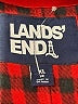 Lands' End 100% Polyester Checkered-gingham Red Turtleneck Sweater Size XL - photo 4