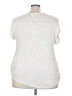 Cj Banks White Short Sleeve Top Size 2X - photo 2