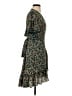 Max Studio Paisley Green Cocktail Dress Size XS - photo 4