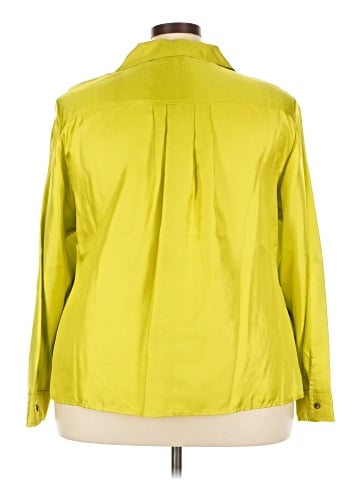 Jones New York Collection Long Sleeve Silk Top (view 2)