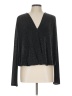 Bailey 44 Black Gray Long Sleeve Blouse Size L - photo 1
