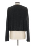 Bailey 44 Black Gray Long Sleeve Blouse Size L - photo 2