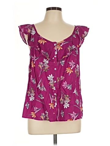 St. John's Bay Short Sleeve Blouse (view 1)