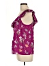 St. John's Bay Purple Short Sleeve Blouse Size L - photo 5