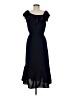DKNY 100% Polyester Black Casual Dress Size 8 - photo 2