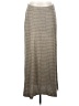 PrAna Stripes Tan Gray Casual Skirt Size S - photo 1
