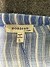 Monteau 100% Polyester Stripes Blue Casual Skirt Size L - photo 4