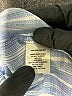 Monteau 100% Polyester Stripes Blue Casual Skirt Size L - photo 5