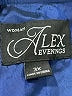 Alex Evenings Solid Blue Blazer Size 3X - photo 6