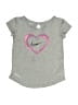 Nike 100% Polyester Hearts Gray Short Sleeve T-Shirt 12-18 MO / 18 MO - photo 1