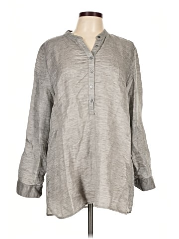 J.Jill 3/4 Sleeve Button-Down Shirt (view 1)