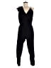 Parker 100% Polyester Solid Black Jumpsuit Size 8 - photo 1