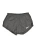 Nike 100% Polyester Gray Athletic Shorts Size M - photo 1