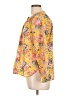 J.Crew 100% Cotton Floral Yellow Long Sleeve Blouse Size 10 - photo 5