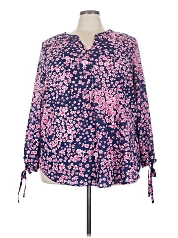Liz Claiborne Long Sleeve Blouse (view 1)
