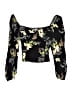 Reformation Black 3/4 Sleeve Blouse Size 0 - photo 1