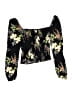 Reformation Black 3/4 Sleeve Blouse Size 0 - photo 2