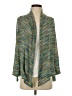 Absolutely Famous 100% Polyester Green Cardigan Size S - photo 1
