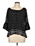 Maurices 100% Polyester Black 3/4 Sleeve Blouse Size L - photo 1
