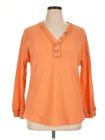 Unbranded Long Sleeve Henley (view 1)