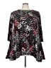 JM Collection Black 3/4 Sleeve Blouse Size 2X - photo 1