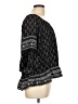 Maurices 100% Polyester Black 3/4 Sleeve Blouse Size L - photo 4