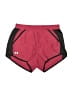 Under Armour Color Block Red Athletic Shorts Size XS - photo 1