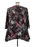 JM Collection Black 3/4 Sleeve Blouse Size 2X - photo 2