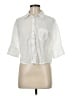 J.Crew 100% Cotton White 3/4 Sleeve Button-Down Shirt Size 6 - photo 1