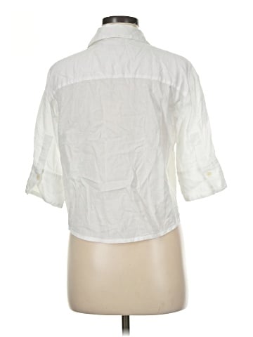 J.Crew 3/4 Sleeve Button-Down Shirt (view 2)
