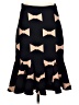 Eva Franco 100% Polyester Argyle Black Formal Skirt Size 4 - photo 1