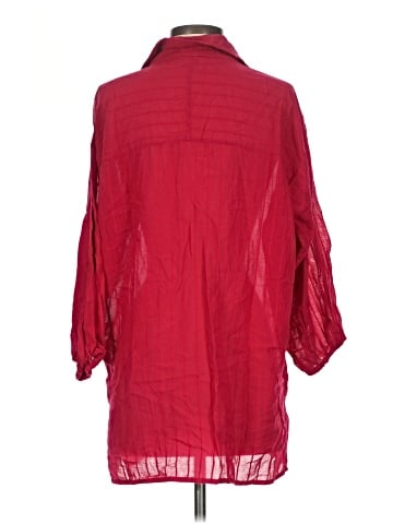 ViX by Paula Hermanny 3/4 Sleeve Button-Down Shirt (view 2)