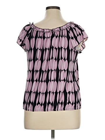 Max Studio Short Sleeve Blouse (view 2)