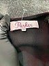 Parker Color Block Burgundy Cocktail Dress Size M - photo 4