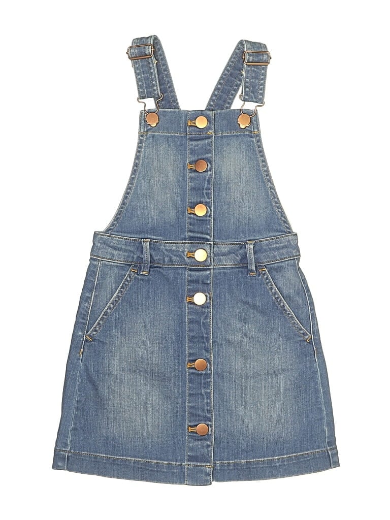 Pre-owned Crewcuts Kids' Dress In Blue
