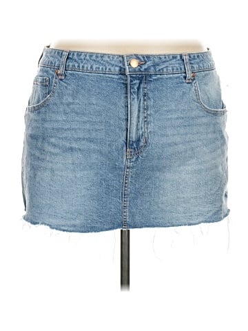 No Boundaries Denim Skirt (view 1)