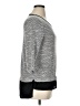 Massini Chevron-herringbone Gray Pullover Sweater Size XL - photo 4